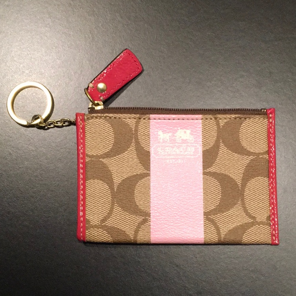 Coach Card Holder/Key Ring